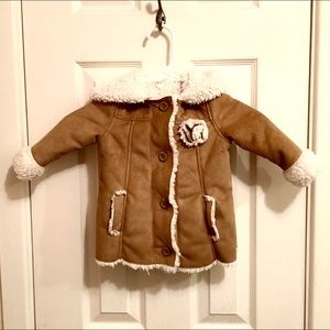 12/18m faux fur coat for girls